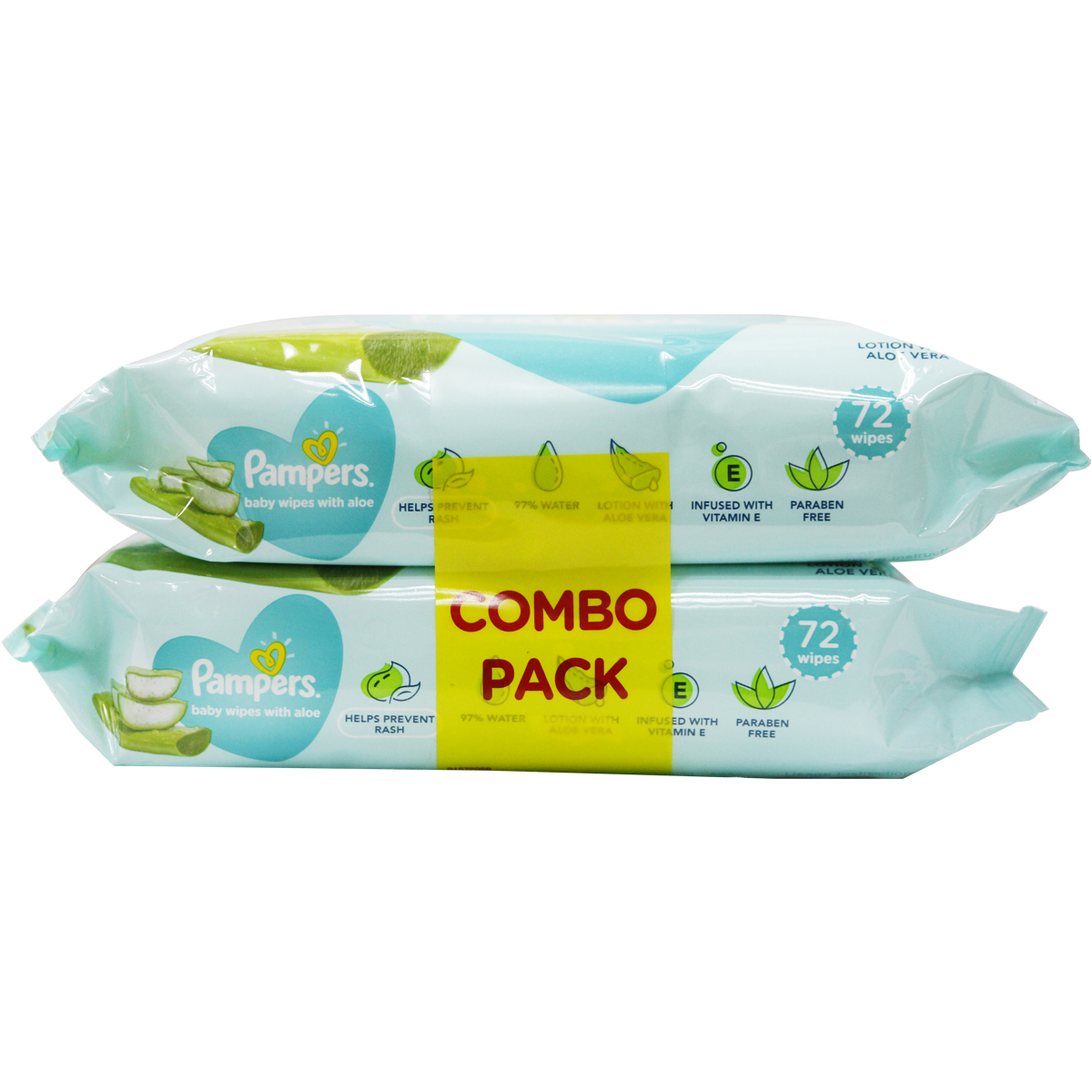 Pampers Wipes Alone 72x2's