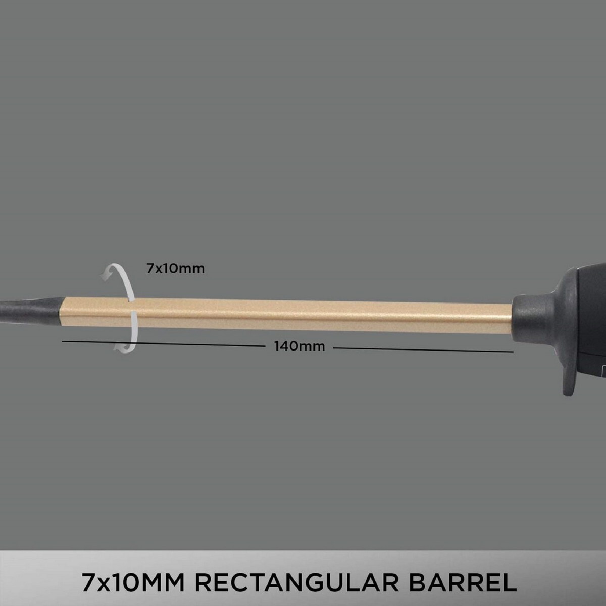 VEGA VHCS-01 Hair Curler with 7x10 mm Rectangular Ceramic Barrel