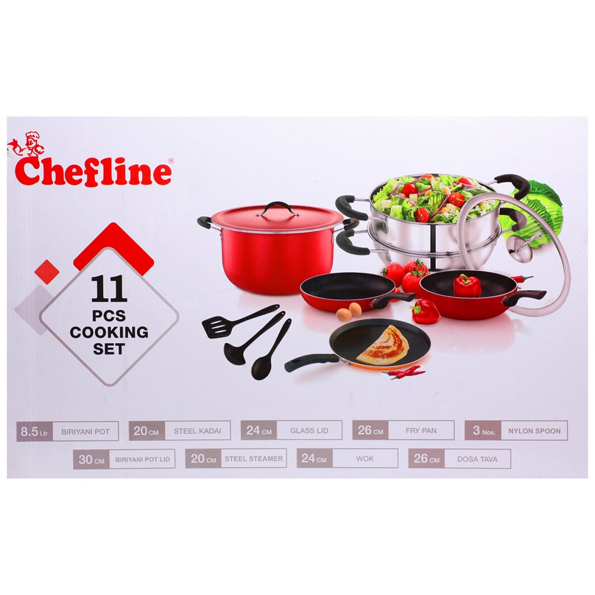 Chefline Cooking Set 11 PC