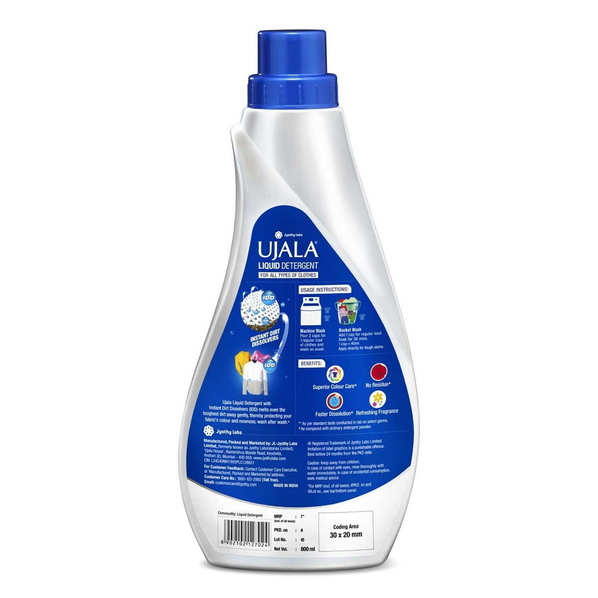 Ujala Liquid Detergent 800ml