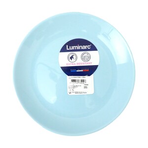 Luminarc Diwali Desert Plate Light Blue 19cm