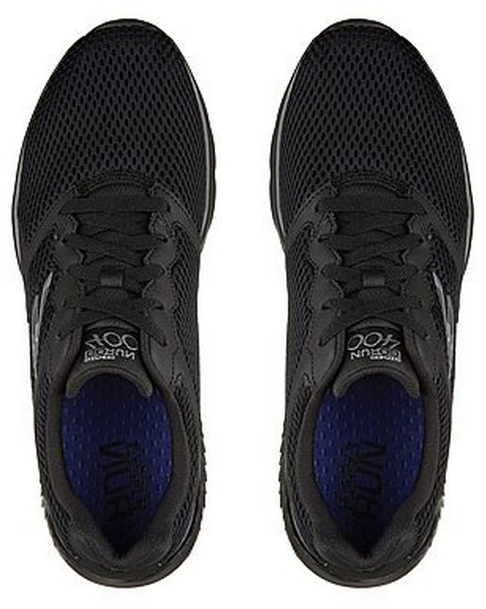 Skechers Mens Textile Black Slip-On Sports Shoe
