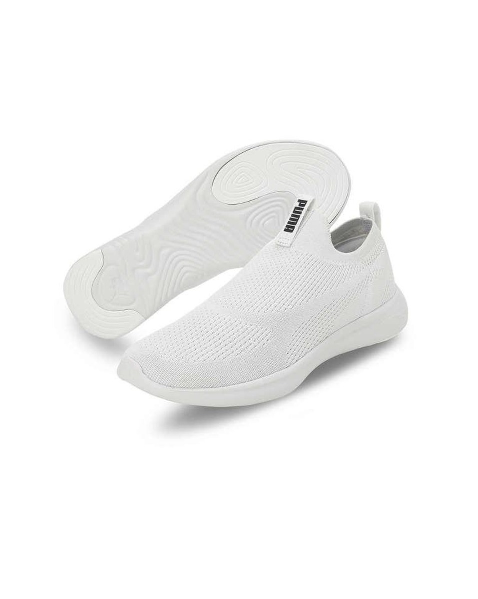 Puma Mens Textile White Slip-on sports shoes