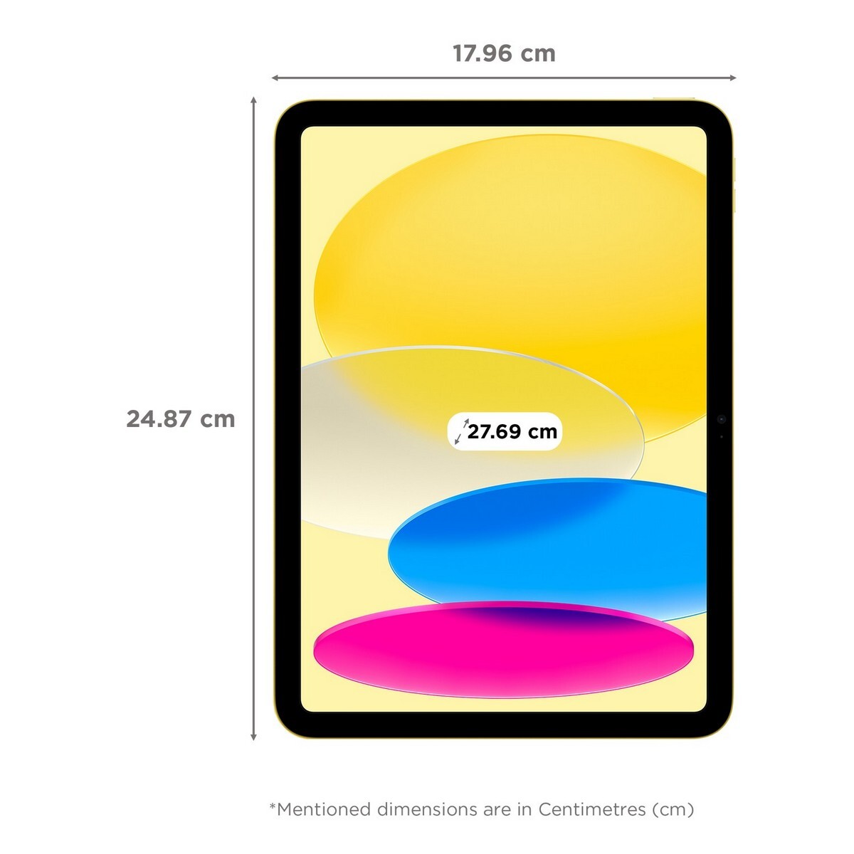 Apple iPad 10th Generation Wi-Fi (10.9 Inch, 64GB, Yellow)