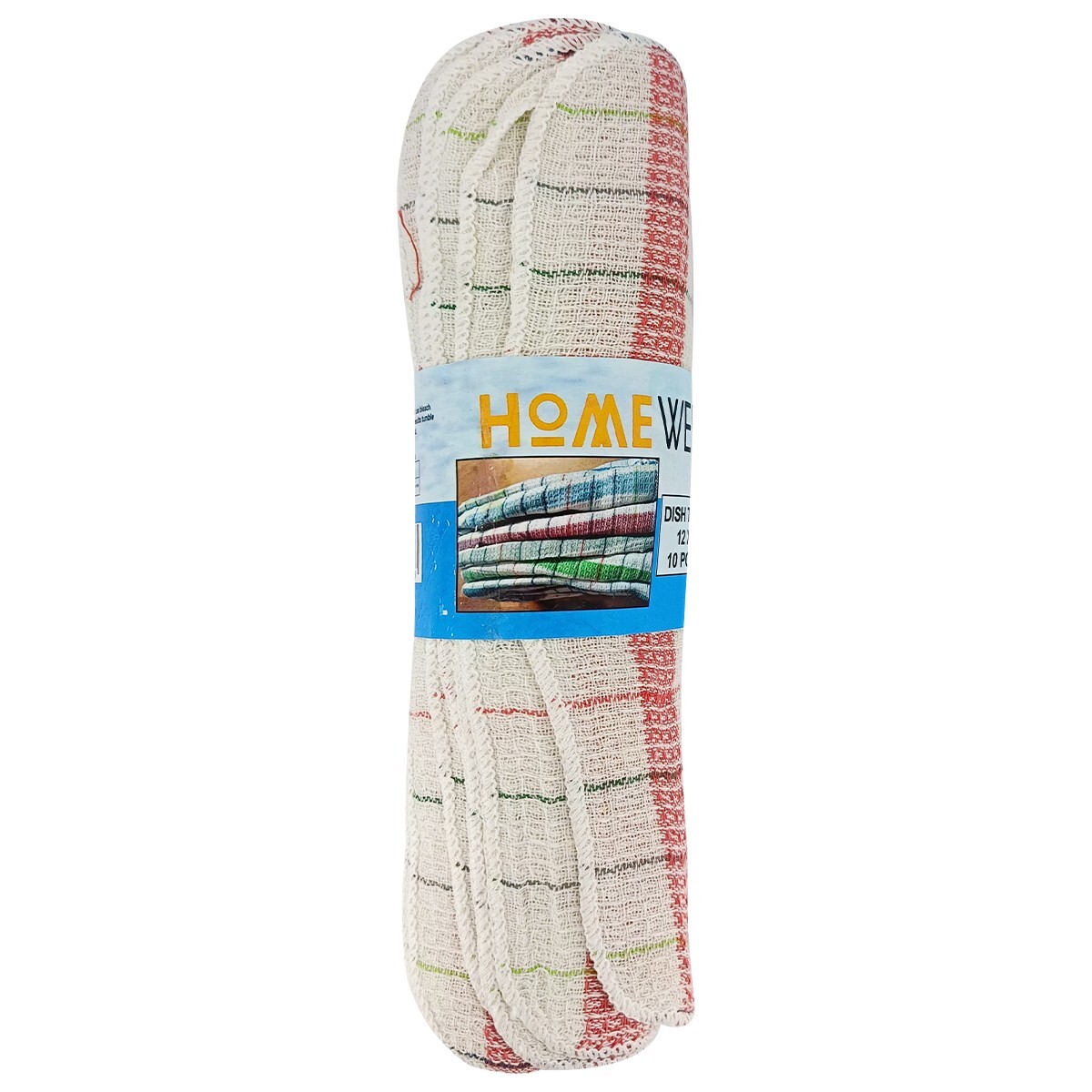 Home Well  Dish Towel  10 piece Set Assorted Colour