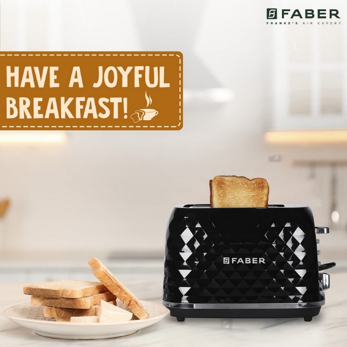 Faber Toaster 950W DLX Black
