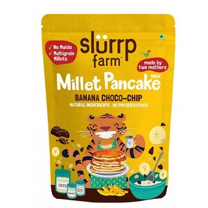 SLURRP FARM Millet Pancake Banana Choco-chip & Grains 150g