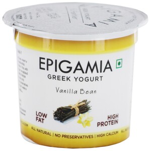 Epigamia Vanilla Bean Greek Yoghurt 85g
