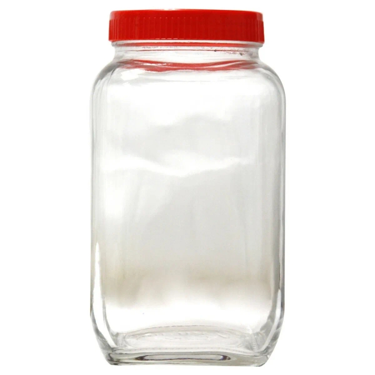 Piramal Glass Plain Jar Square 2700ml