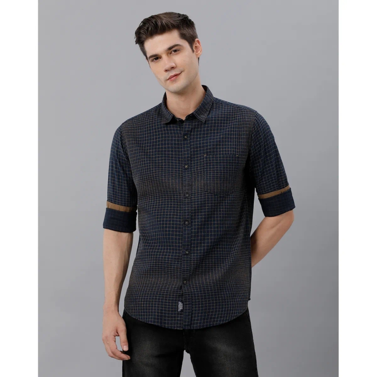 Marco Donateli Mens Multicolour Checked Casual Shirt Medium 6246