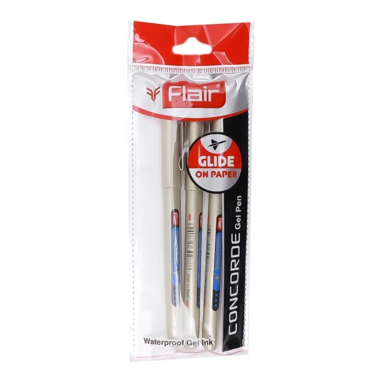 Flair Concorde Gel Pen 3pc