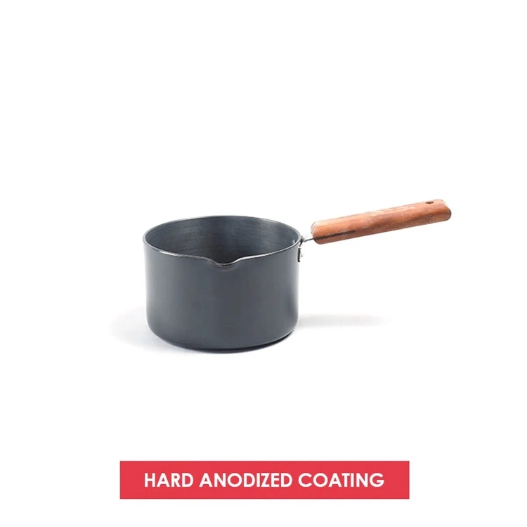 Wondershef Ebony Hard Anodized Aluminium Sauce Pan 16cm