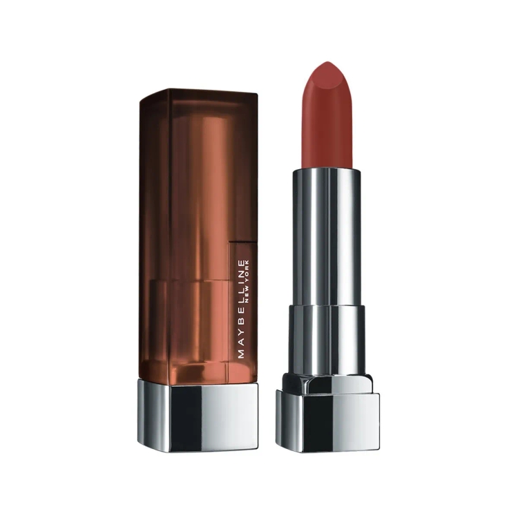 Maybelline New York Matte Lipstick, Intense Colour, Moisturised Lips, Color Sensational Creamy Matte, 676 East Village Rose, 3.9G