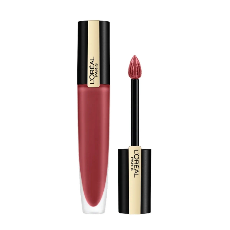 L'Oreal Rouge Signature Matte Liquid Lipstick 129 I Lead