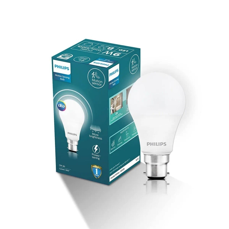 Philips Led Bulb 9W Motion sensing B22