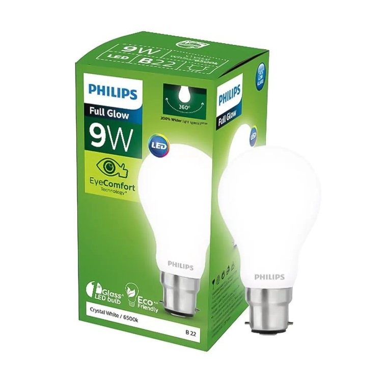 Phlips Bulb Full Glow 9W 825lm 6500K B22