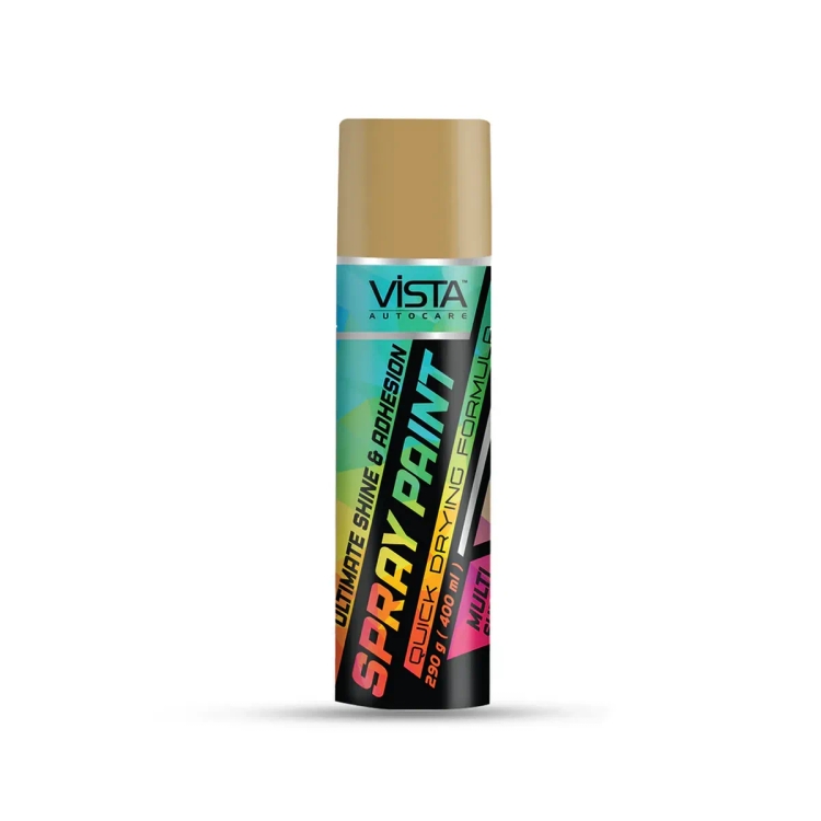 Vista Spray Paint Gold 400Ml