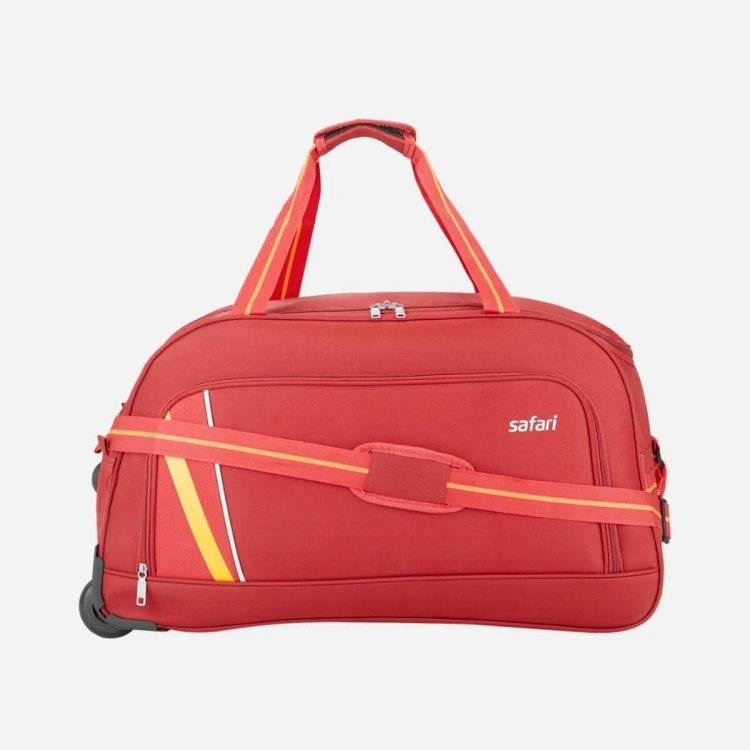 Safari DuffleTrolley Binary 67cm Red