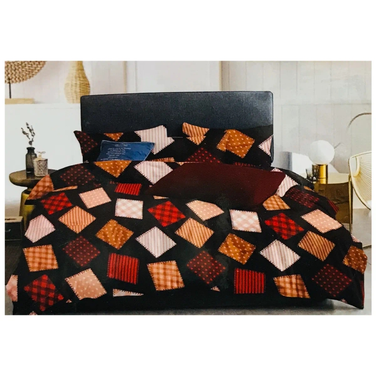 Home Well Double Size Multicolour Bed Sheet | Set Of 3