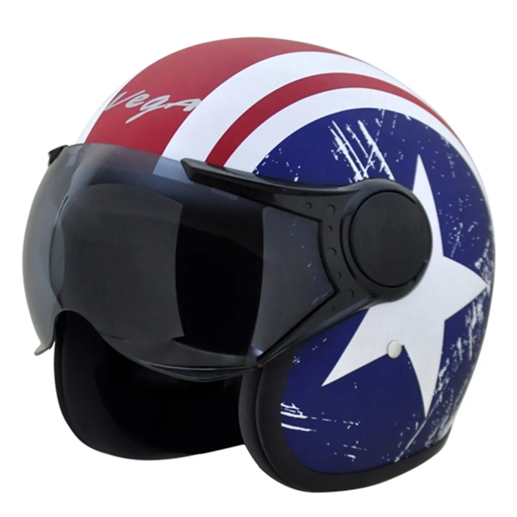 Vega Jet GR Captain Riders Helmet