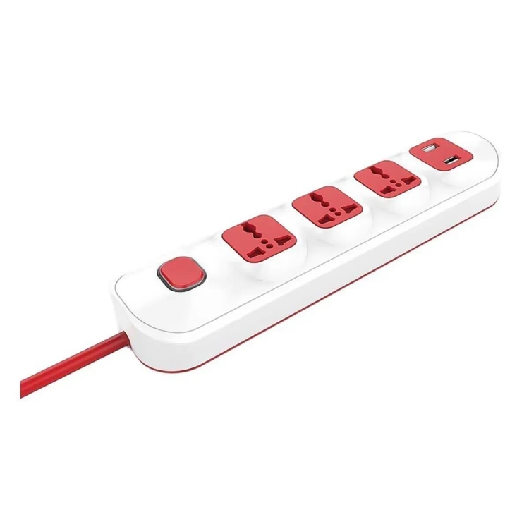 GM SQ Spike Gurad 4+1USB 2Mtr-3251