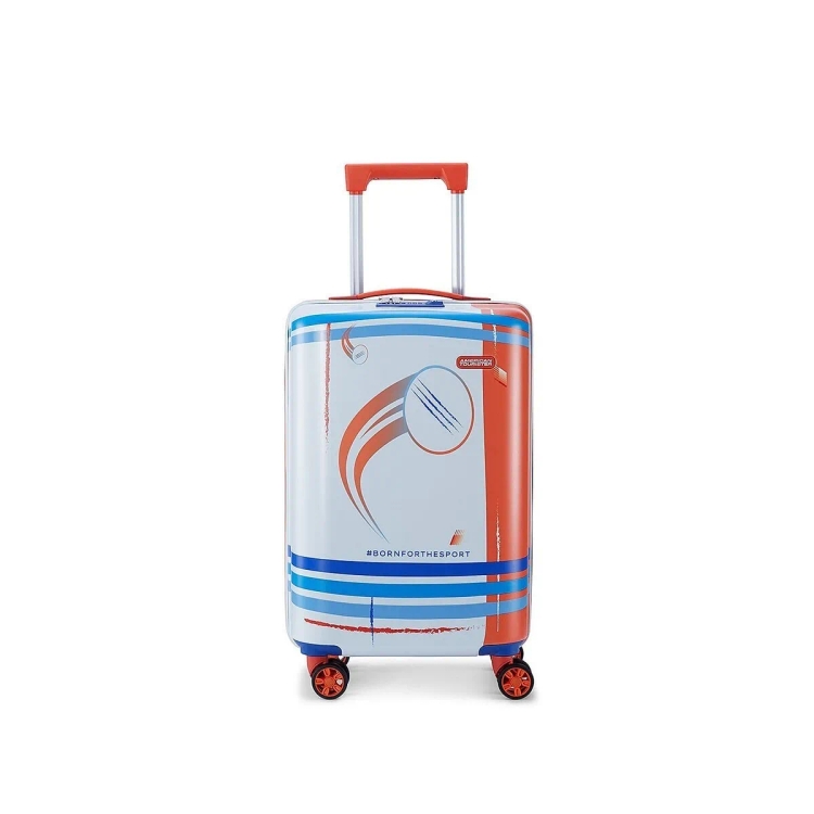 American Tourister Hard Spinner Play4Blue 57cm White/Blue