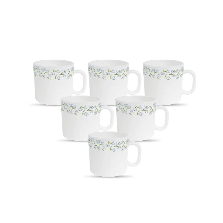 La Opala Tea and Coffee Pearl CoffeMug Set Rg 6Pc