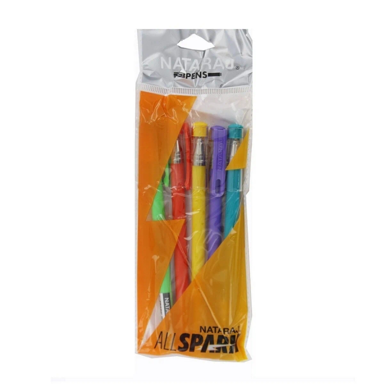 Nataraj All Spark Blue Pen 5 pcs