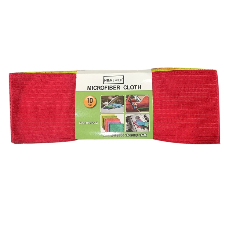 Homewell MicroFiber Hand Towel 10pc F79-8 Assorted Colour