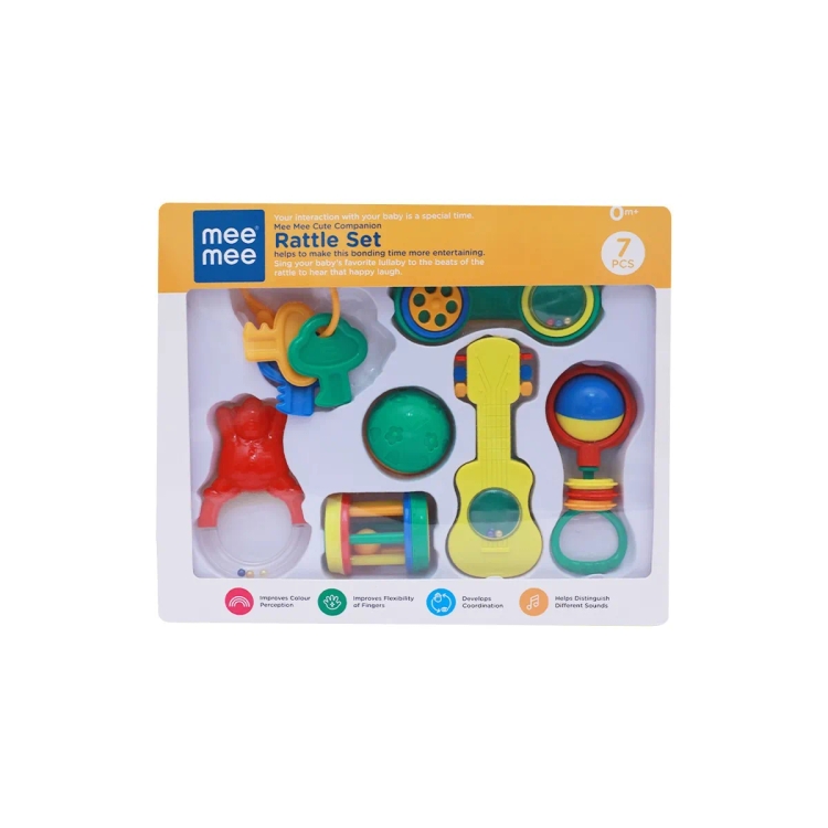 MM Baby Rattle Set 7Pc MM-701