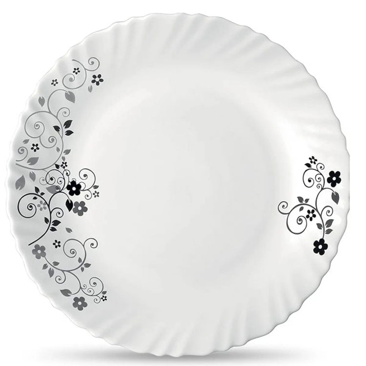 La Opala Classique Mystrio Black Quarter Plate