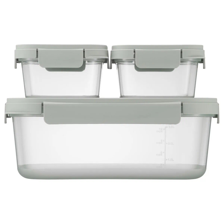 LOCK&LOCK Nestopia Fridge Container 350ML*3pc LTN350S3