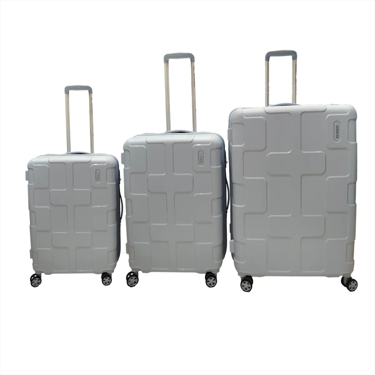 American Tourister Hard Spinner Cuboid+3pcSet Blue Frog