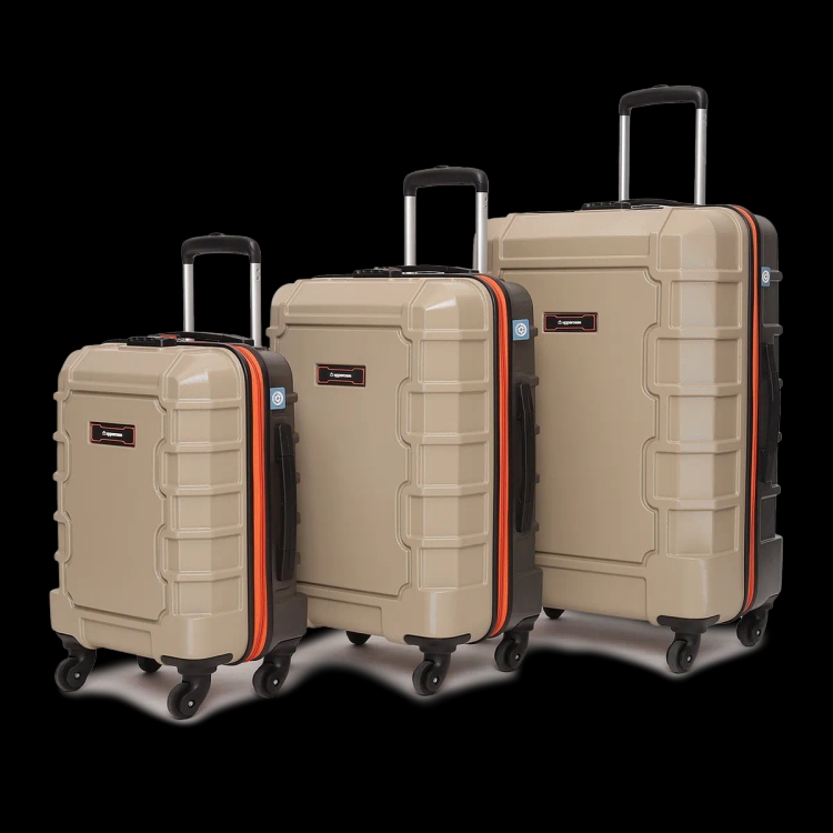 Uppercase Hard Spinner Arbor 3Pc Set-Beige