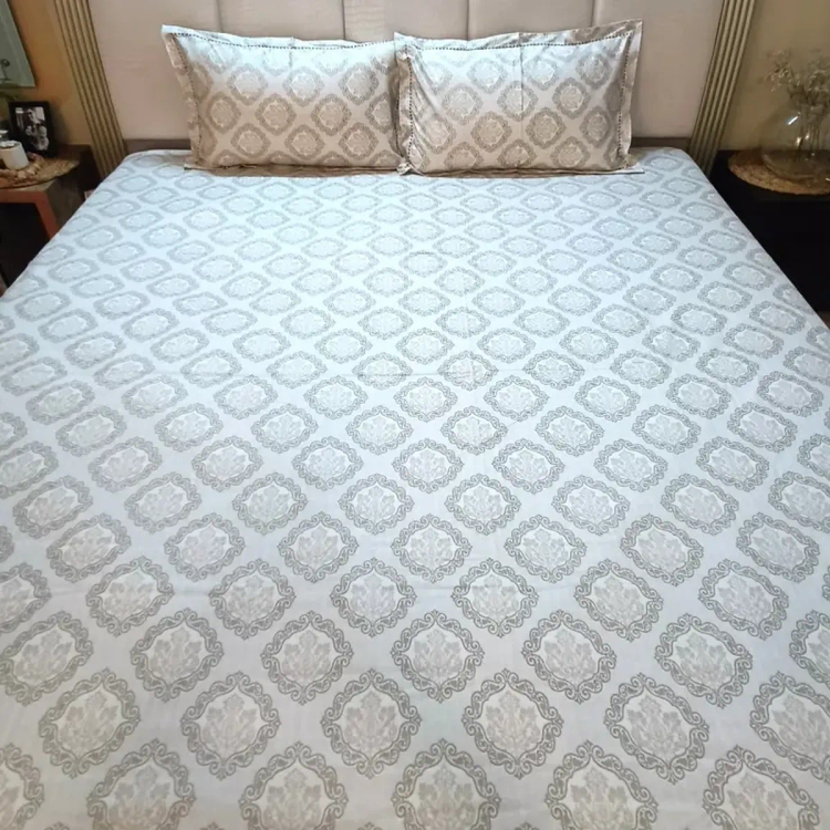 Mapleaf BedSheet King 400tc CP