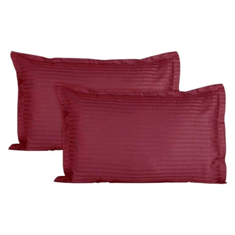 Maple Leaf Pillow Cover Stripe 200tc Ctn Assorted Colour