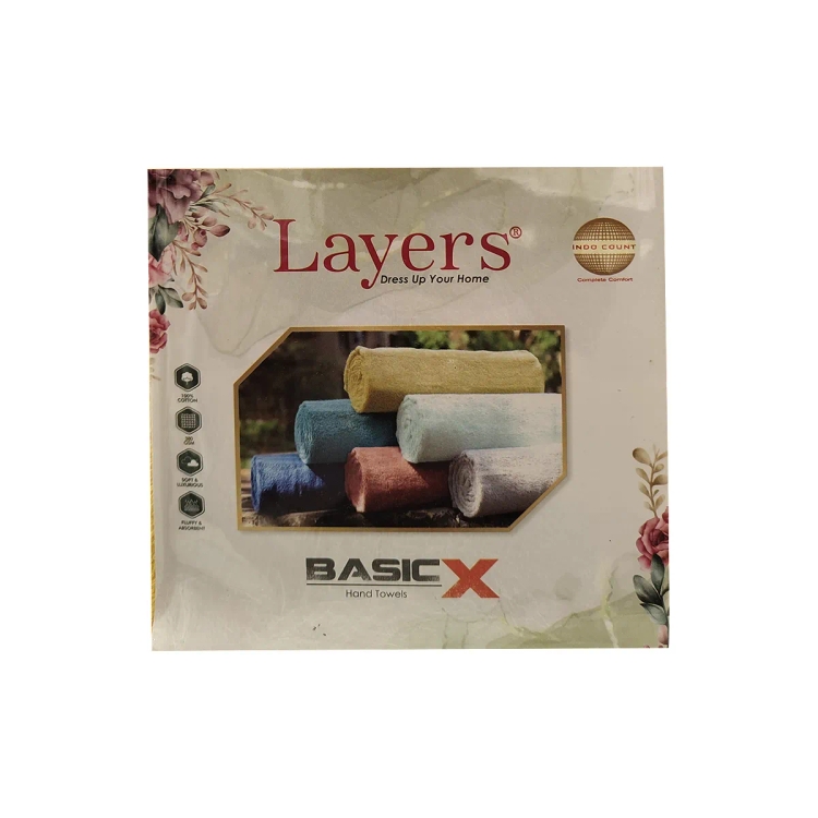 Layers Hard Towel Basicx 2Pc Min.Yellow