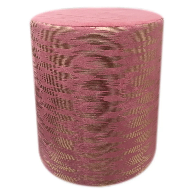 Maple Leaf Ottoman Stool Foil 1 95