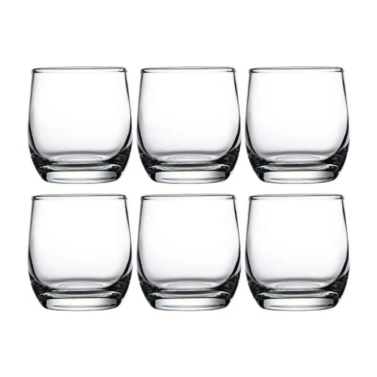 Olivia Glass T/S Tumbler 190ml 6pcs
