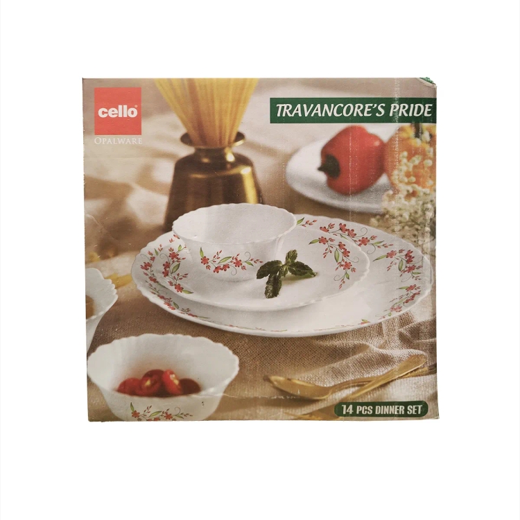 Cello Dinner Set Deco 14Pc Assorted