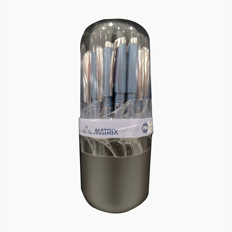 WinPlus Matrix Ball Pen 25s Blue