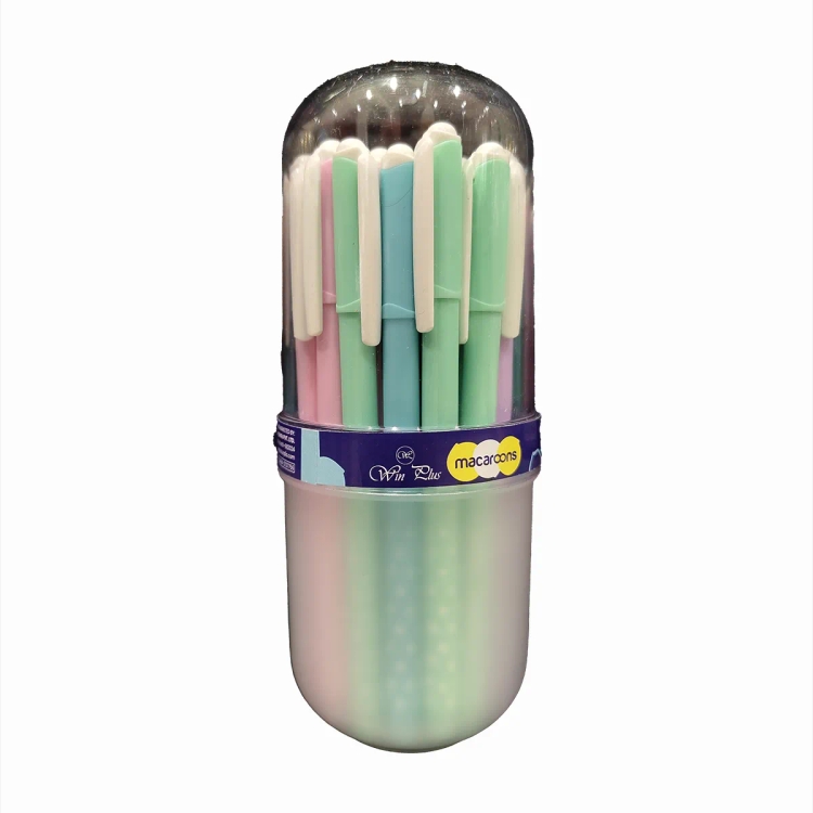 WinPlus Macroon Ball Pen 30s Blue