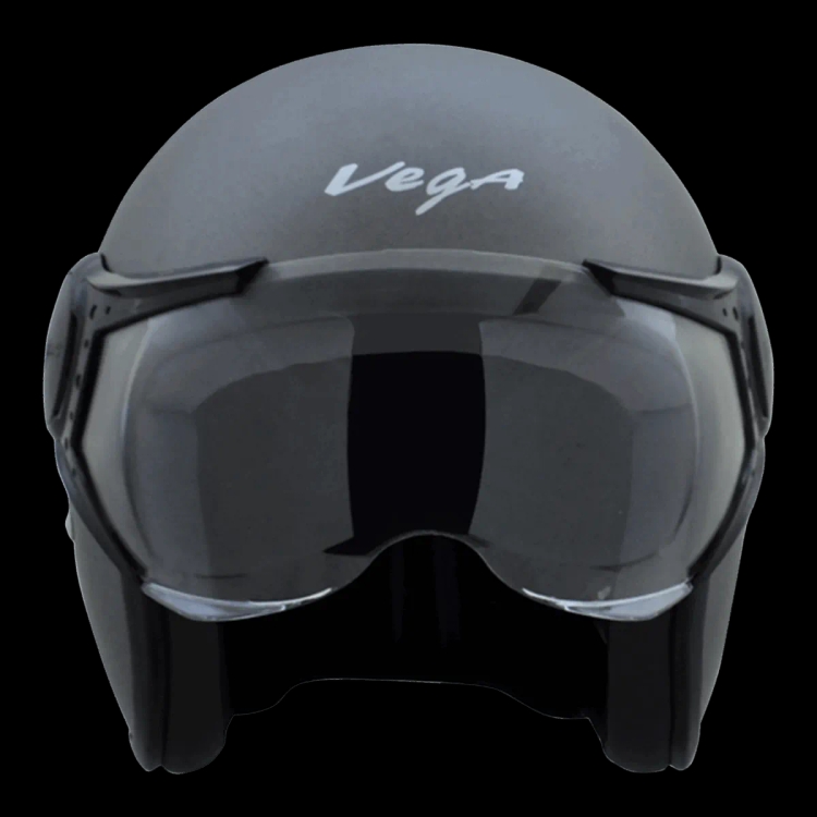 Vega Jet W/Visor GR777 Helmet-Large