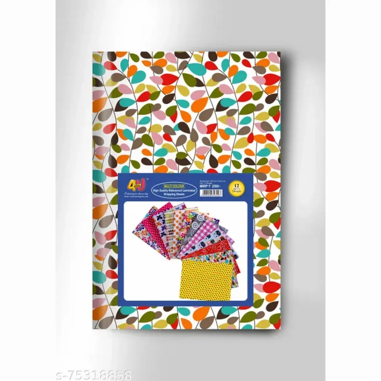 4U Printed Book Wrapping Sheet