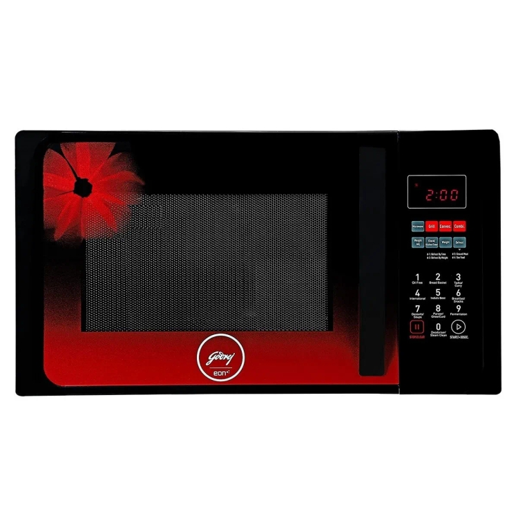 Godrej 23 L Convection Microwave Oven  (GME 723 CF3 PM Red Daisy, Black)