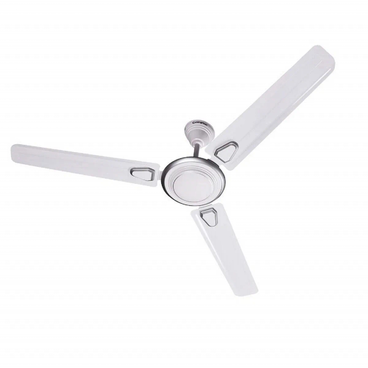 Crompton Ceiling Fan Super Briz Deco Silver White