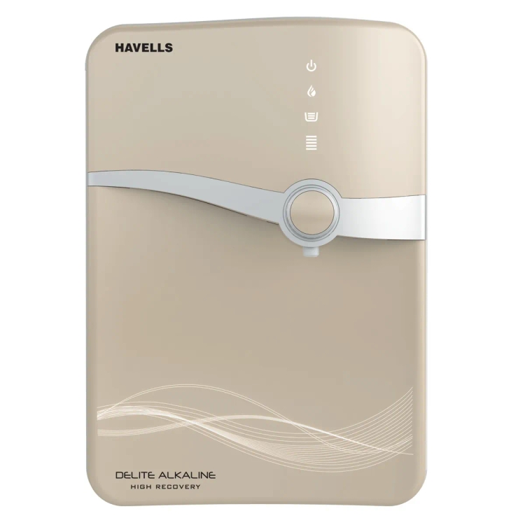 Havells Water Purifier Delite Alkaline High Recovery RO + UV + Alkaline