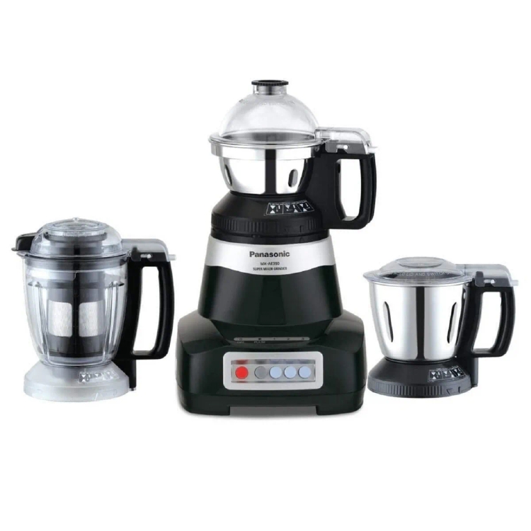 Panasonic MX-AE375 Mixer Grinder 3 Jars 750W Black