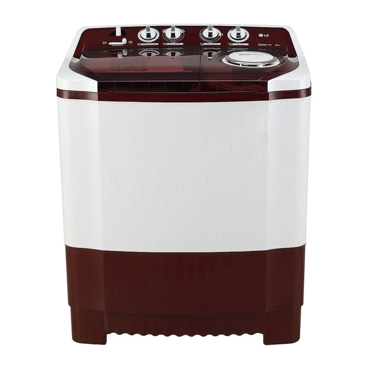 LG 8 kg 5 Star Semi Automatic Top Load Washing Machine P8035SRAZ Burgundy
