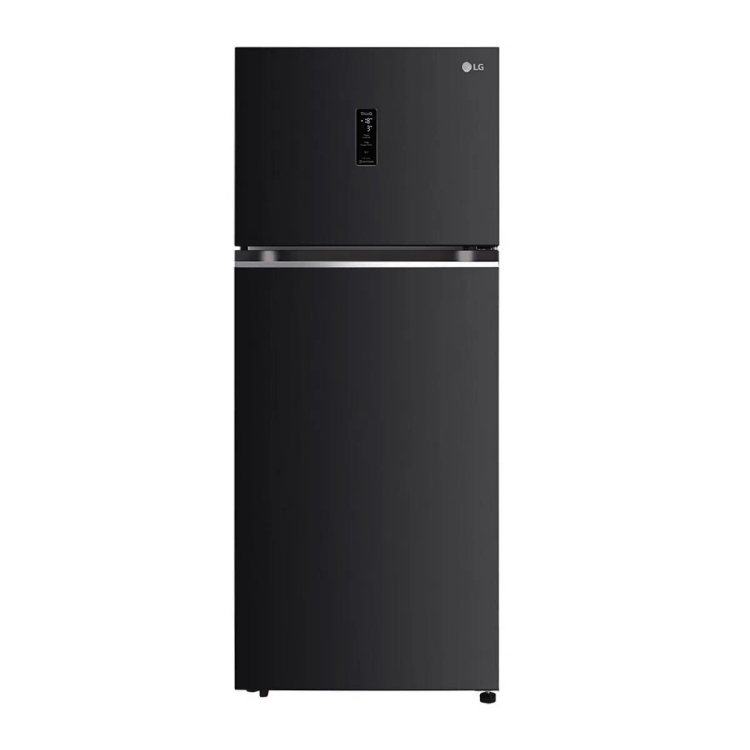 LG Frost Free Double Door Refrigerator GL-T412VESX 380L Ebony Sheen